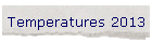 Temperatures 2013