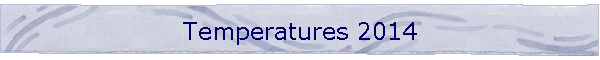 Temperatures 2014